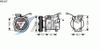 Фото Компрессор кондиционера MAZDA: 3 (BK) 1.4/1.6 03-09, 3 СЕДАН (BK) 1.6 00-09 Ava MZK207 Ava