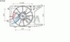 Фото Вентилятор радиатора RENAULT LOGAN 07-, DACIA LOGAN 06-, LOGAN EXPRESS 09-, LOGAN MCV 07-, SANDERO 08-, Ava RT7549 Ava