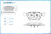 Фото Колодки тормозные перед., Low Metallic SAAB 9000 Наклонная задняя часть 01/89 - 12/98, SAAB 9000 Нак Cworks C11CR0121 Cworks