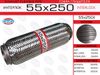 Фото гофра глушителя!55x250\\ усиленная (INTERLOCK) EuroEx 55X250IL EuroEx