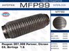 Фото гофра глушителя   307,308 ,  4,  1.6 Кольчуга EuroEx MFP99 EuroEx