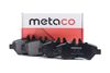 Фото Колодки тормозные задние, MB SPRINTER 06>/VW CRAFTER 06> 3.0Тонн/3.5Тонн Metaco 3010073 Metaco