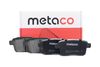 Фото Колодки тормозные задние, RENAULT KANGOO (2008>) Metaco 3010090 Metaco