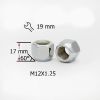Фото Гайка M12X1,25 17мм Конус,открытая, кл19мм Хром SDS Exclusive FPA00001CHX SDS Exclusive
