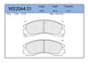 Фото Колодки тормозные дисковые передние CITROEN C-CROSSER 27>, C-CROSSER ENTERPRISE 29, Ltd OUTLANDER 26> Jeenice WS204401 Jeenice