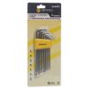Фото Набор ключей TORX ER-25107LT: Г-образных удлиненных T10-T40 7пр. ЭВРИКА Эврика ER25107LT Эврика
