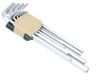 Фото Ключ шестигранный Г-образный 1.27мм шаровый длинный ROCKFORCE Rockforce RF7650127L Rockforce