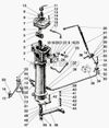 Фото Вал ГУР МТЗ-82 (8/8 шлиц) L=766мм (А) МТЗ 503405047 МТЗ