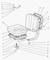 Фото Держатель М10х1,5 L=36 L1=15 К=14 конический, накладки сидения оператора 70-6700031 МТЗ РУП МТЗ 706700031 МТЗ