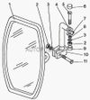 Фото Зеркало боковое УК МТЗ МТЗ 808201055 МТЗ