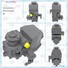 Фото H5504PU Насос гидроусилителя руля Mercedes C W202 1993-2000, Mercedes Sprinter W Gelzer H5504PU Gelzer