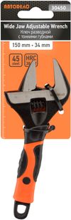 Фото Ключ разводной 150мм КР-34 с тонкими губками АвтоДело 30450 АвтоДело