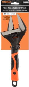 Фото Ключ разводной 300мм КР-60 с тонкими губками АвтоДело 30453 АвтоДело