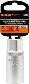 Фото Головка  свечная  1/2"  12-гранная 16мм магнитная (20) АвтоДело 39261 АвтоДело