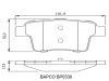 Фото Колодки тормозные FORD MONDEO 3 00-07 задн. Bapco BP0330 Bapco