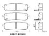 Фото Колодки тормозные дисковые задние Hyundai H-1 II / Bapco BP0628 Bapco