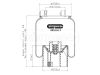 Фото Подушка воздушная 4157NP09 полуприцепа с осями ROR со стаканом Simpeco SP21017043 Simpeco