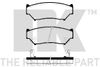 Фото комплект колодок дисковых SUZUKI GRAND VITARA 98-, VITARA 90-99, Nk 225208 Nk