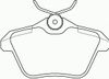 Фото КОЛОДКИ ТОРМОЗНЫЕ ДИСКОВЫЕ ALFA ROMEO 156 (932_) 09/97-10/05 / ALFA ROMEO 156 SP Brembo P23067 Brembo
