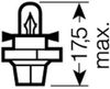 Фото Лампа (подсветки приборов) цоколь B8.4d, 12V, 1.5W Osram 2452MFX6 Osram