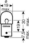 Фото Лампа 12 V 5 W стоп-сигнал, повторитель, габарит (BA15s) ULTRA LIFE Osram Osram 5007ULT Osram