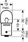 Фото Автолампа 12V  R10W Osram 5008ULT Osram