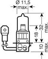 Фото ЛАМПА галогенная H3   24V 70W Osram 64156 Osram