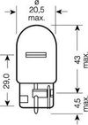 Фото лампа (W21W) Osram 7505 Osram