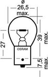 Фото Лампа накаливания 15W 24V BA15s Osram 7529 Osram