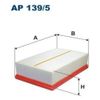 Фото Фильтр воздушный, Filtron Filtron AP1395 Filtron