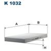 Фото Фильтр салона K 1032 Filtron K1032 Filtron
