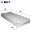 Фото Фильтр салона воздушный, Filtron, K1049 Filtron K1049 Filtron