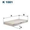 Фото -Фильтр внутрисалонный K1081 Filtron K1081 Filtron