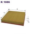 Фото Filtron K 1086 Фильтр салонный Filtron K1086 Filtron