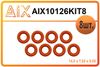 Фото НАБОР 8 ШТ -Кольцо форсунки толстое 14.5 x 7.52 x 3.53 AIX AIX10126KIT8 AIX