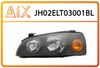 Фото ФАРА ЛЕВАЯ черный отражатель AIX JH02ELT03001BL AIX