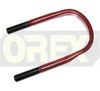 Фото Стремянка рессоры U-образная 150xM22x2.5x240 с гайками\BPW Orex OR830026 Orex