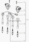 Фото ПР�ОВОД ЗАЖИГАНИЯ ВЫСОКОВОЛЬТНЫЙ (1 ЦИЛИНДР) Geely 1016050266 Geely