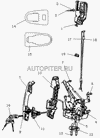 Фото Накладка под личинку ручки наружной передней Geely 1018004995 Geely