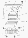 Фото Стяжка прижимной планки АКБ Geely 1067000039 Geely