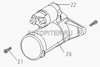 Фото Втягивающее реле стартера Geely под 2 болта Geely 2080000102 Geely