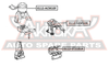 Фото ПОДУШКА ДВИГАТЕЛЯ ЗАДНЯЯ 31 Asva 0112SXM10R Asva