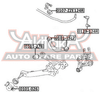 Фото Тяга стабилизатора задняя TOYOTA COROLLA Asva 0123124R Asva
