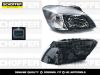 Фото Фара правая Kia Rio 2 JB (2009-2011) черная Schoffer SHF12087 Schoffer
