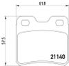 Фото Комплект задних тормозных колодок Mintex MDB1385 Mintex