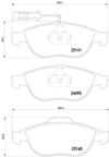 Фото КОЛОДКИ ТОРМОЗНЫЕ ПЕРЕДНИЕ ALFA ROMEO 156 1.6I 16V Mintex MDB2132 Mintex