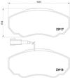 Фото Колодки тормозные передние к-кт FIAT DUCATO/CITROE Mintex MDB2328 Mintex