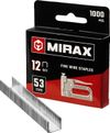 Фото MIRAX 12 мм скобы для степлера тонкие тип 53, 1000 шт 3153-12 Mirax 315312 Mirax