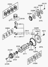 Фото Кольца поршневые STD ACCENT 95=>/GETZ =>02 Hyundai-Kia 2304022351 Hyundai-Kia