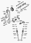 Фото Ось коромысел впускной 1.3-1.5 SOHC Hyundai-Kia 2452122010 Hyundai-Kia